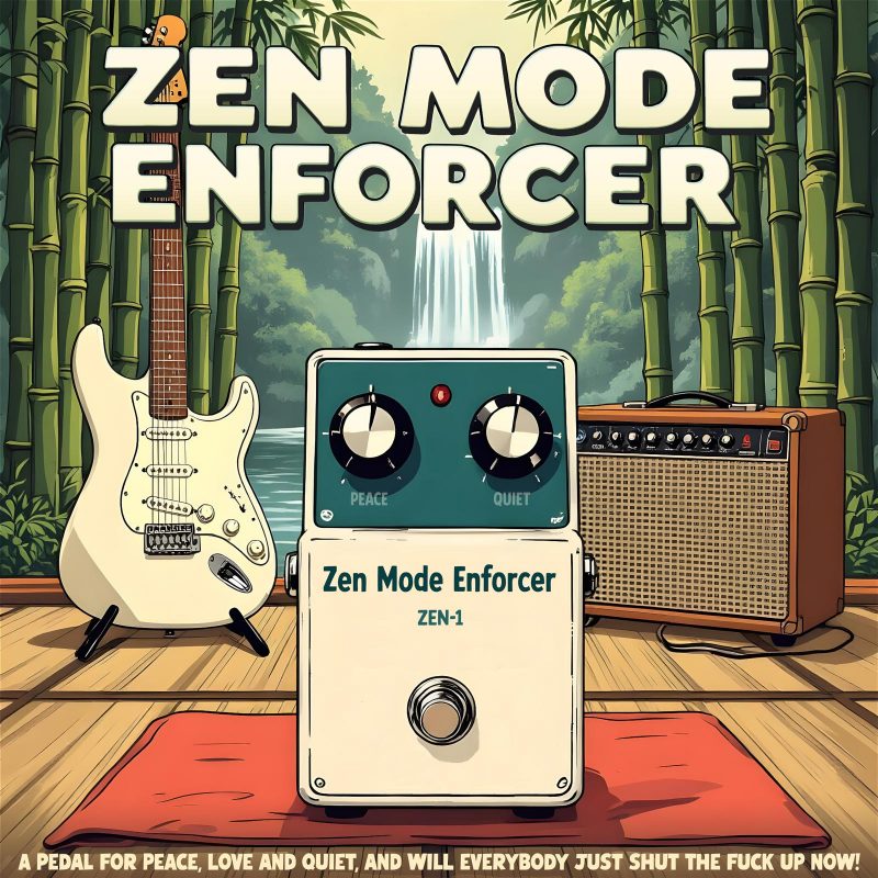 If the band you're in keeps playing different tunes: Teach them quiet with the Zen Mode Enforcer